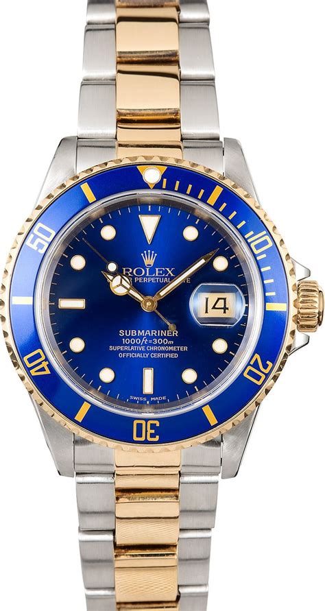 rolex submariner blue gold weight|Rolex Submariner used price guide.